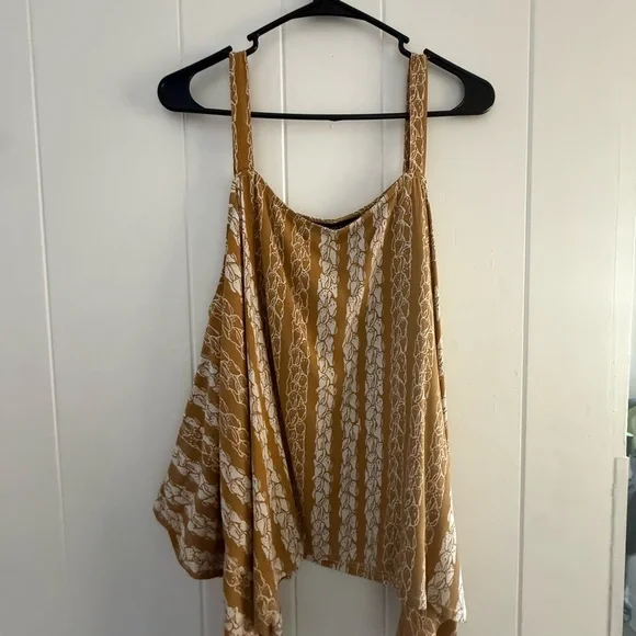 Manaola Mustard and White Blouse - Picture 1 of 1